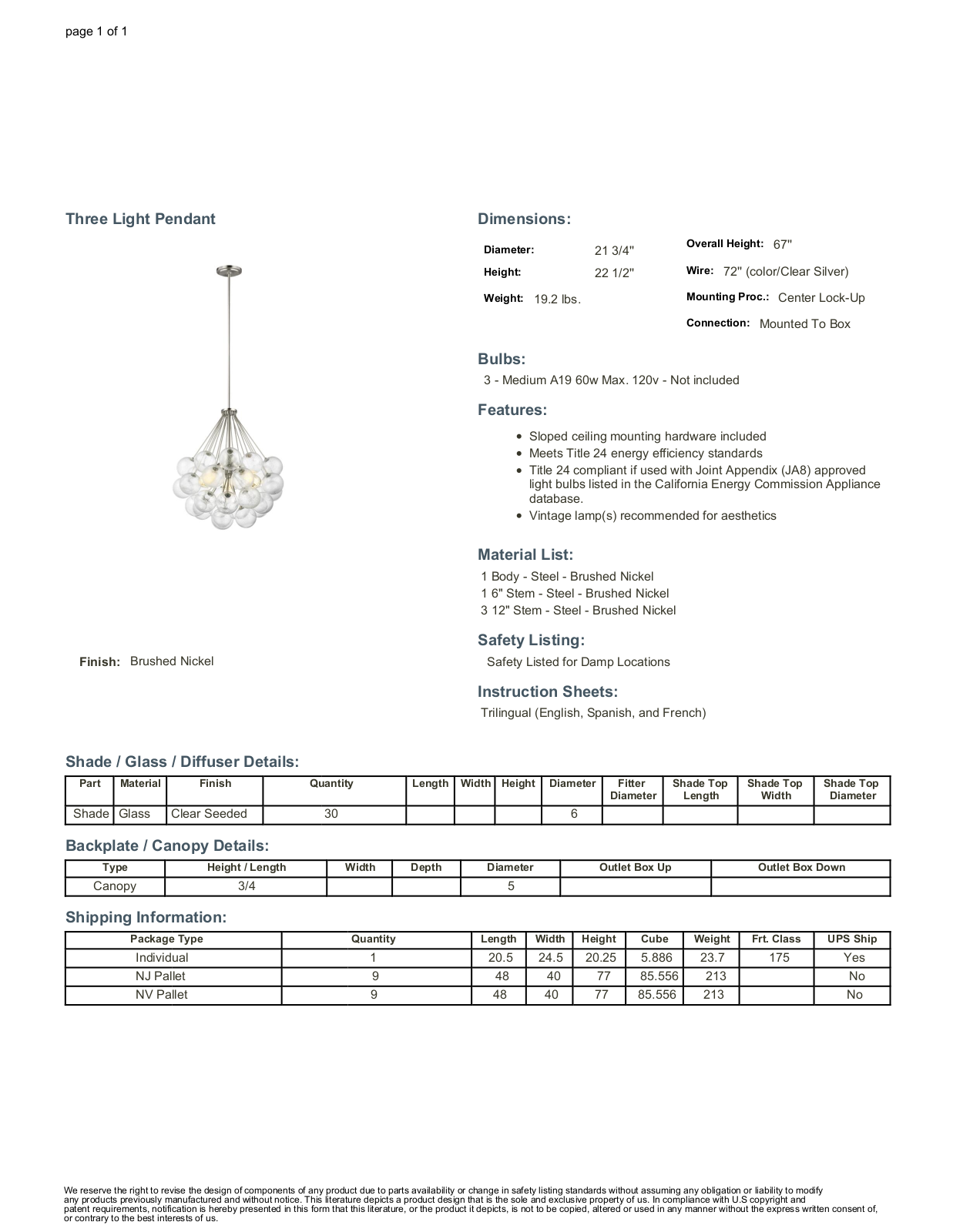 Joss & Main W000666294 Specifications - ManualMachine.com