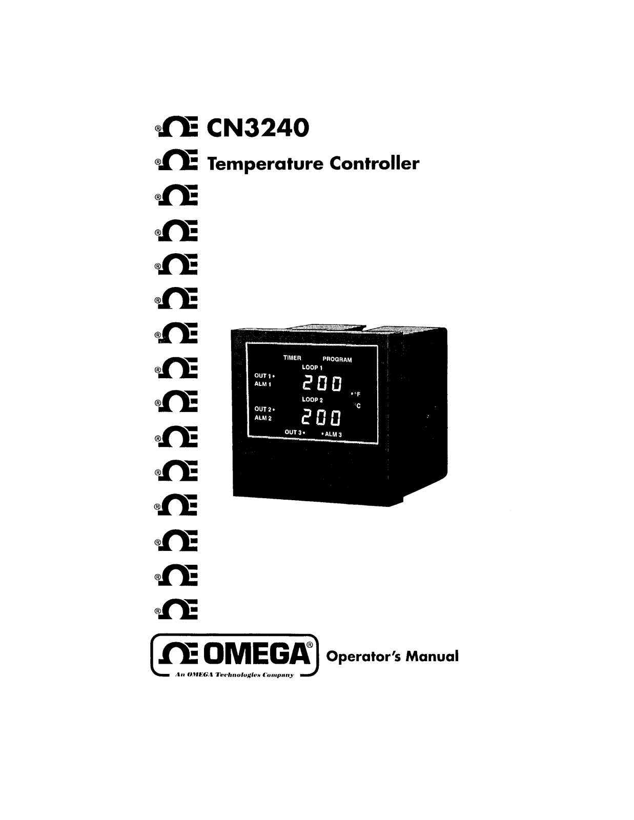 Omega Products CN3240 Installation  Manual