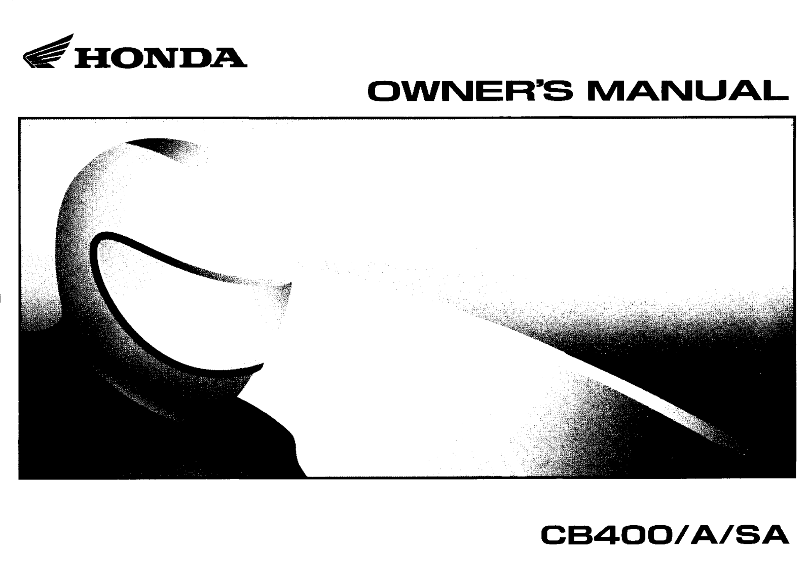 Honda CB400, CB400A, CB400SA Owner's Manual