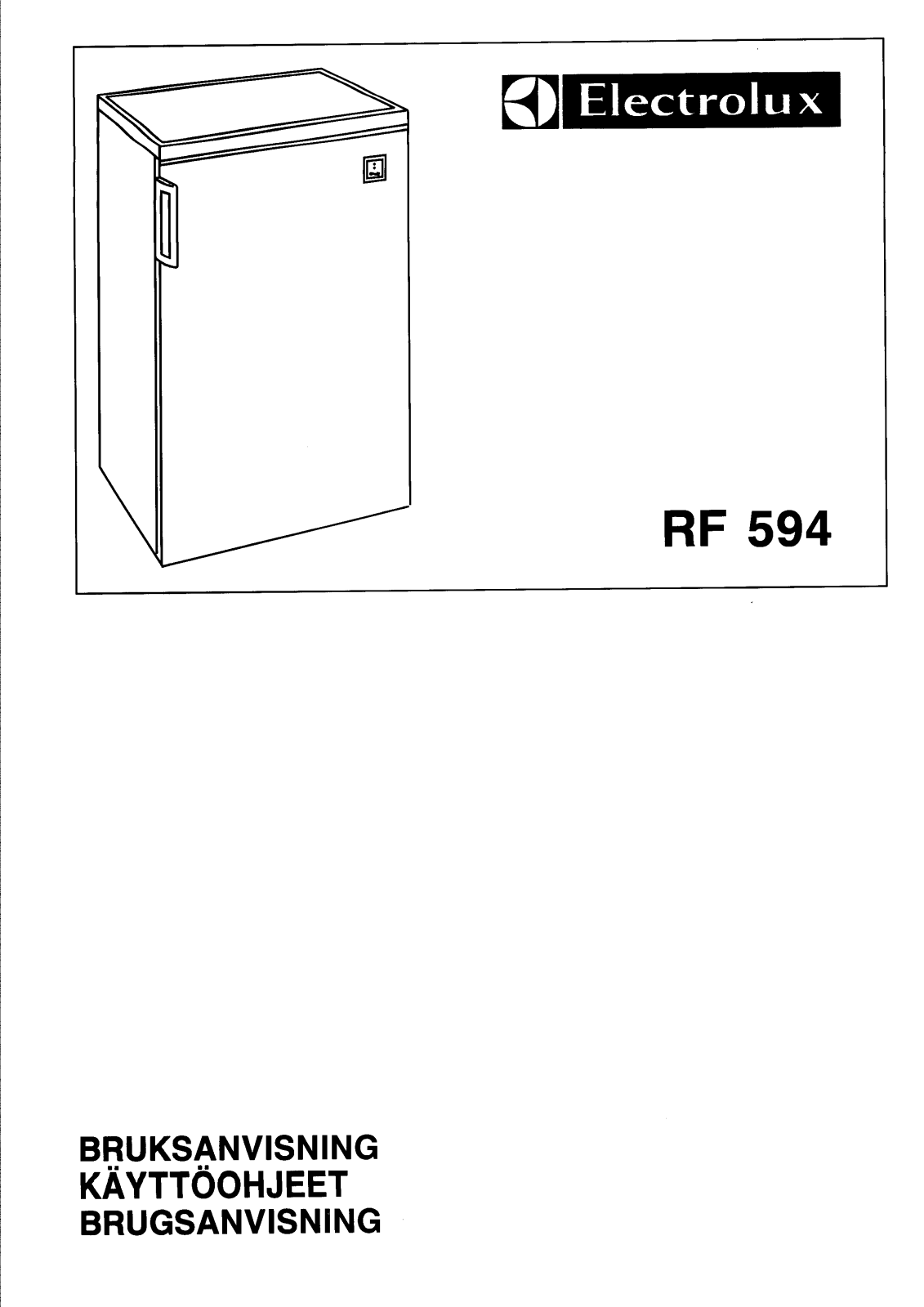AEG RF594, RF593 Manual