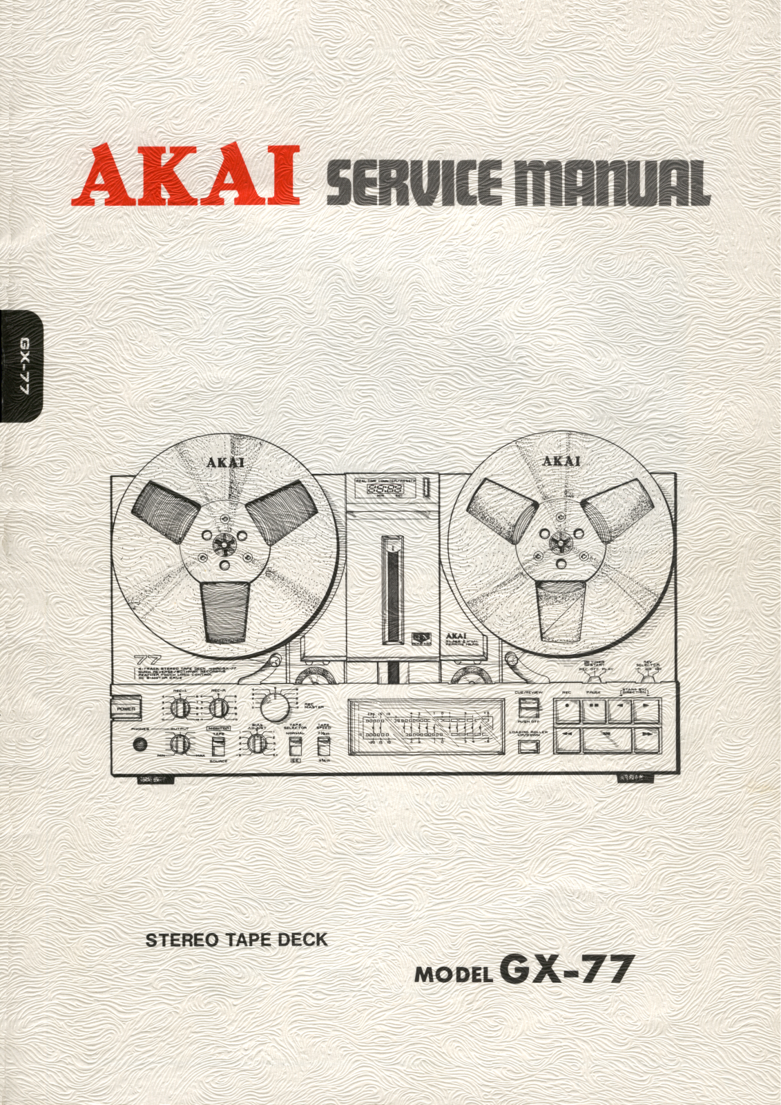Akai GX-77 Service manual