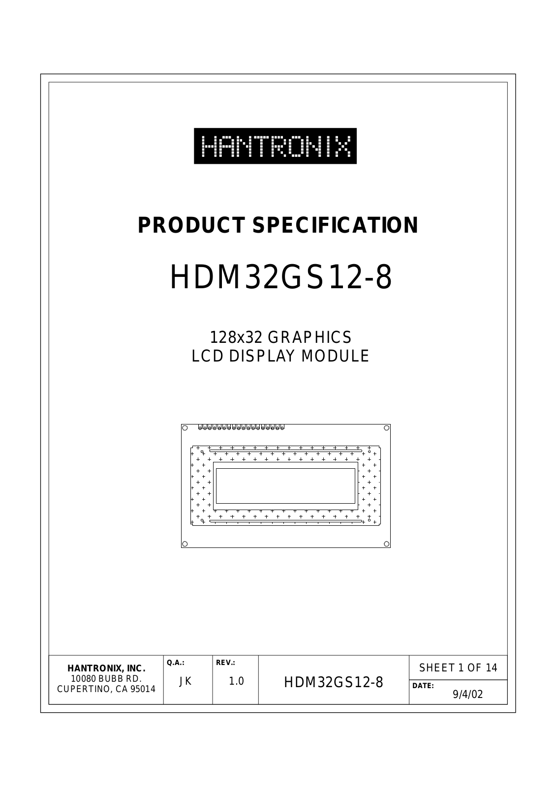 HANTRONIX HDM32GS12-8 Datasheet