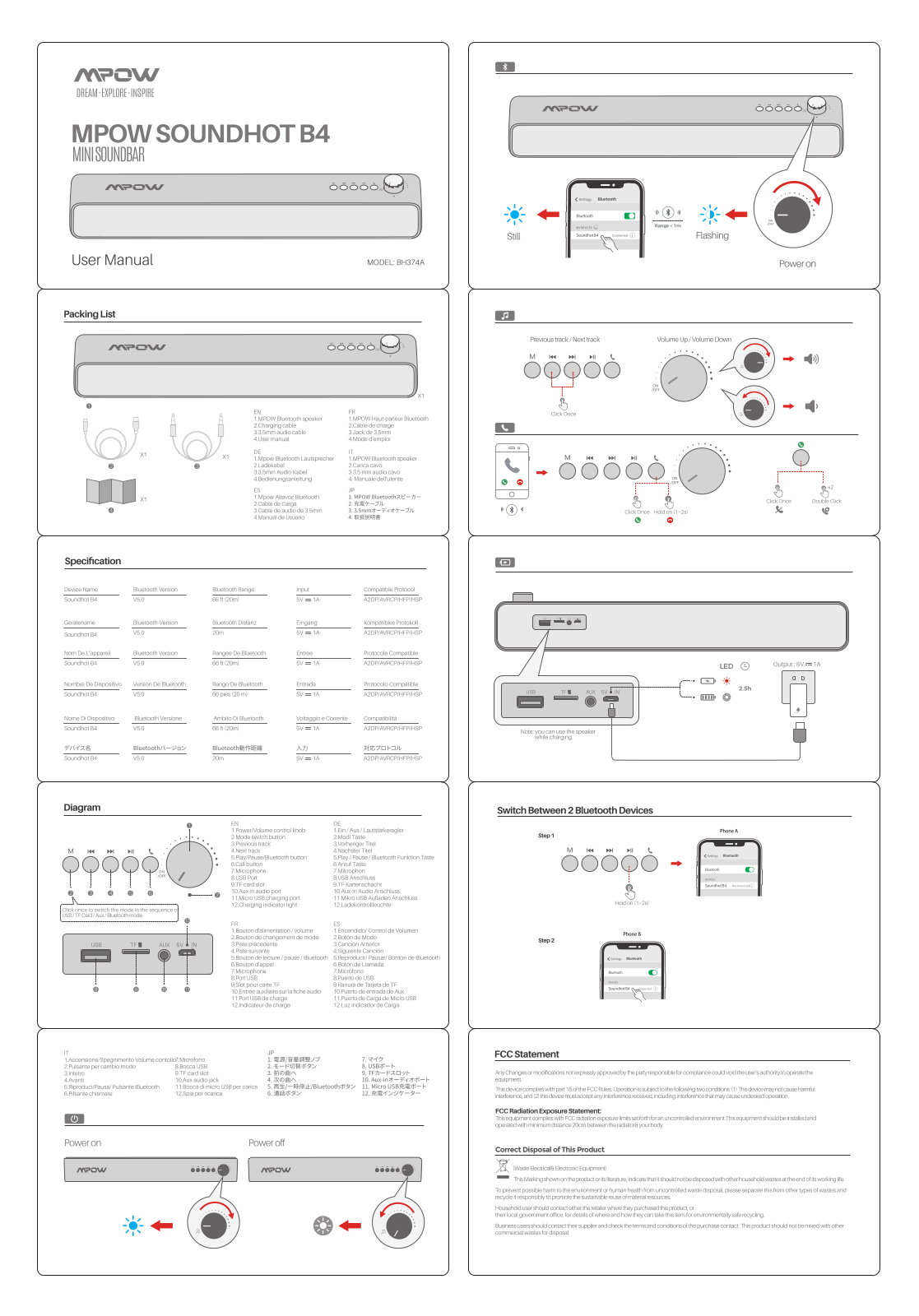 MPow B4 User Manual