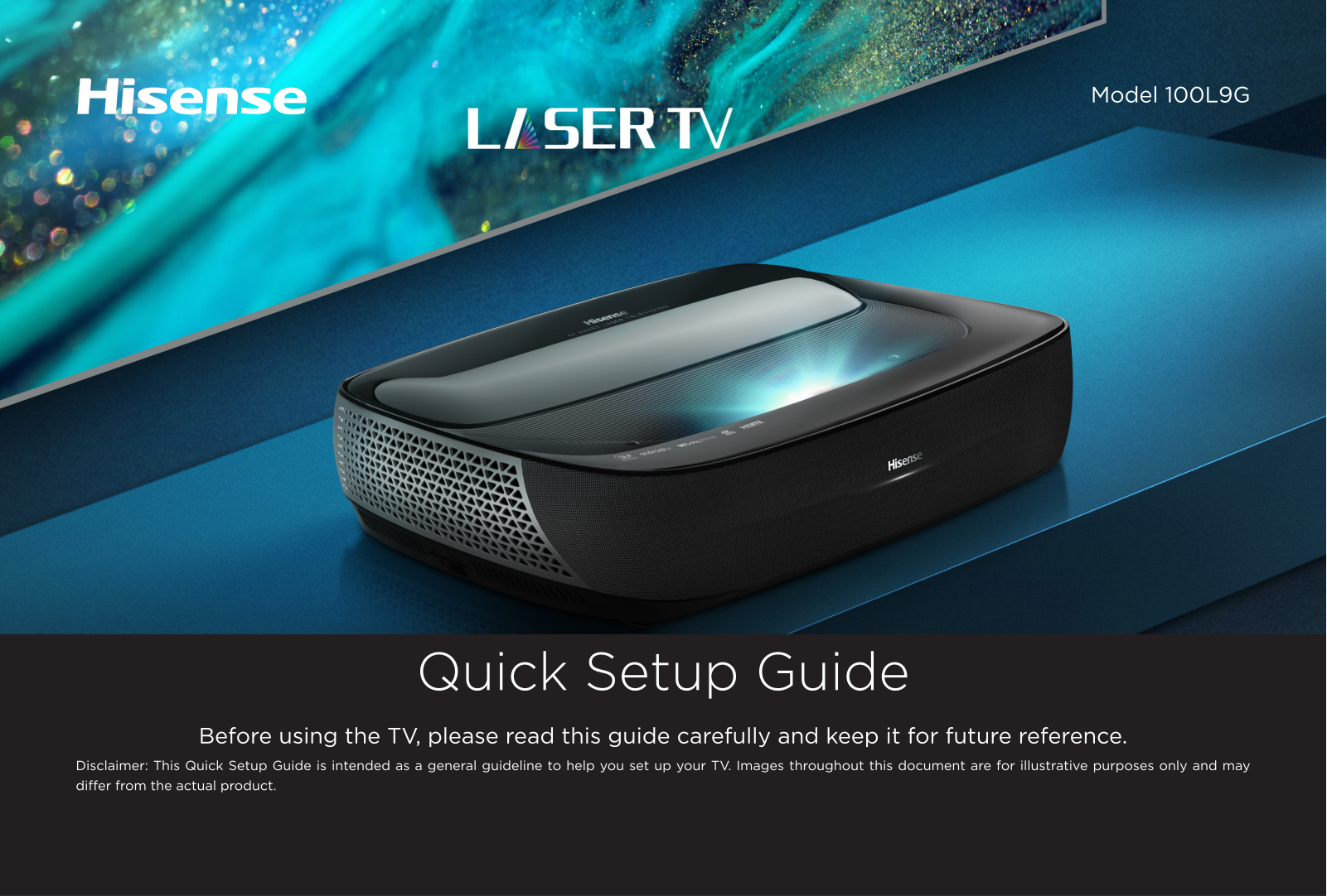 Hisense 100L9G-DLT100B Quick Start Guide - ManualMachine.com