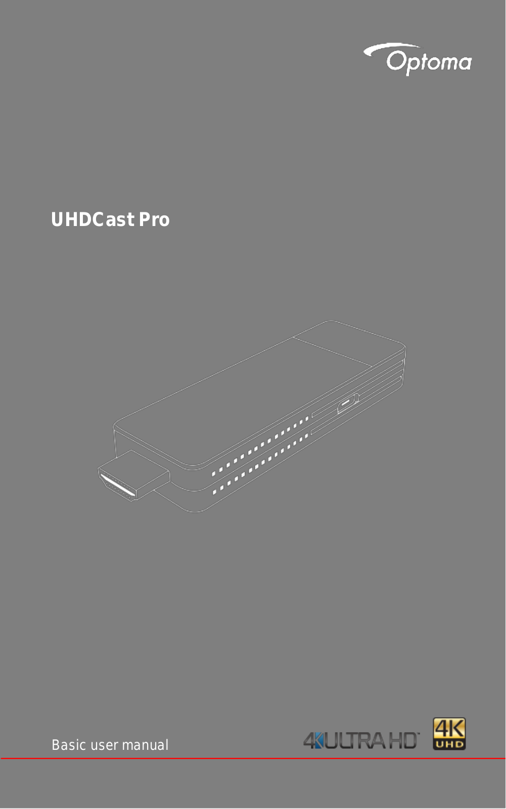 Optoma UHDCast Pro User Manual