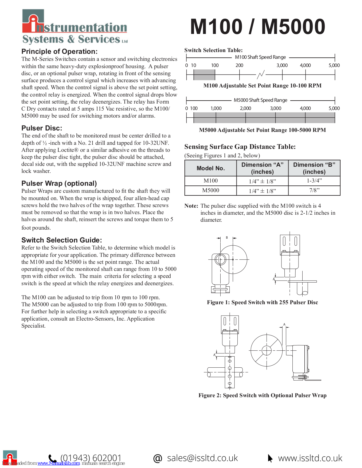 Instrumentation Systems & Services M100, M5000 User Manual