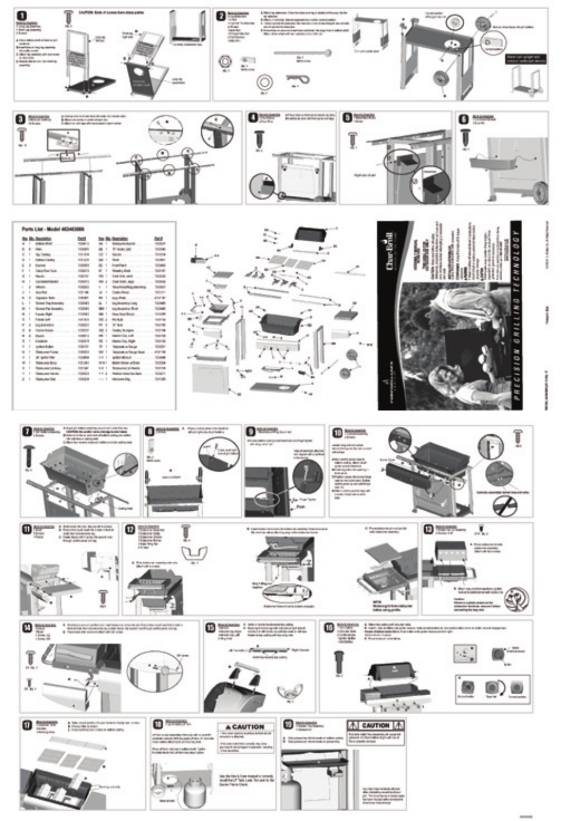 Charbroil 463463006 Owner's Manual