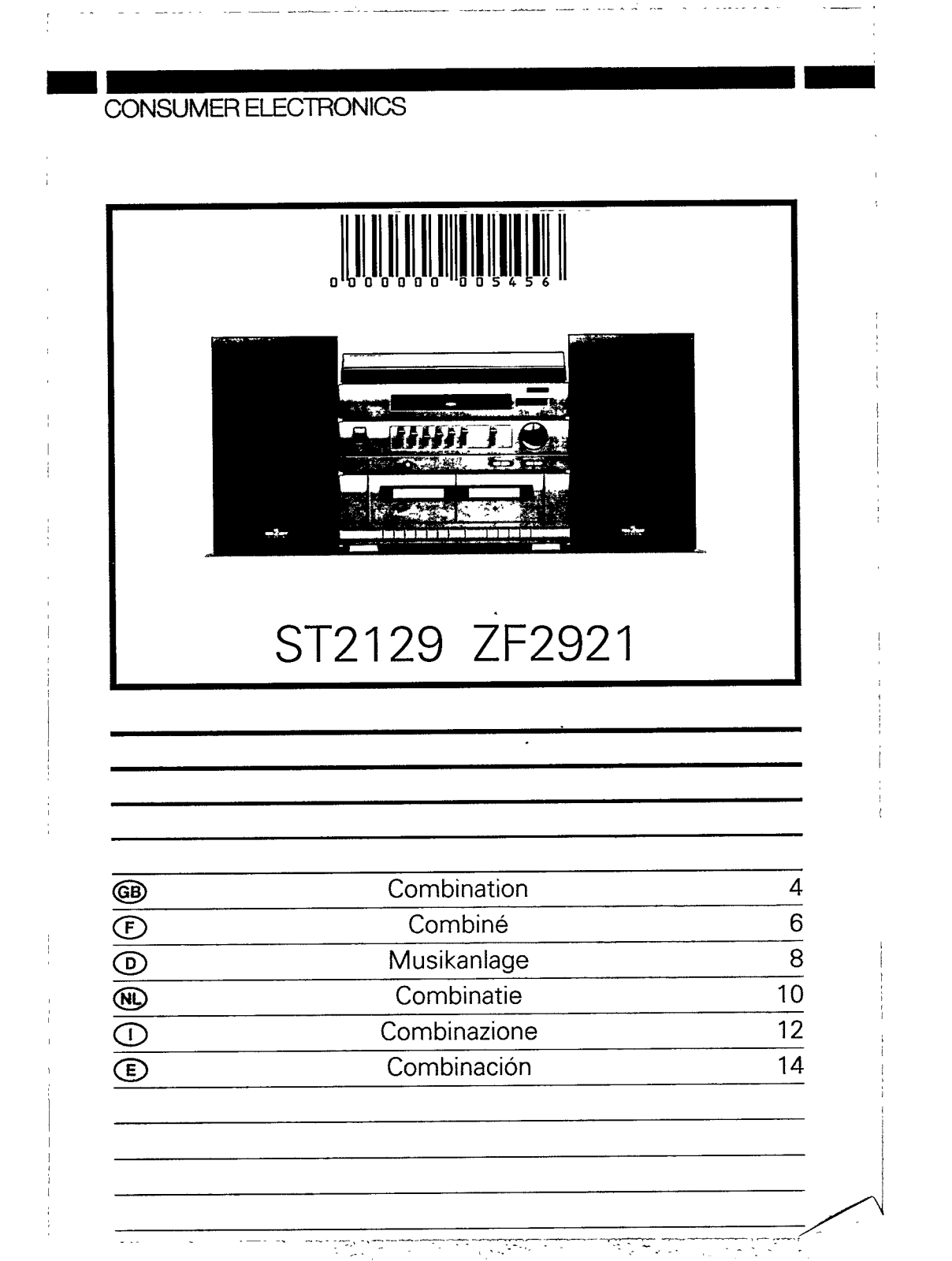 Philips ZF2921/18, ST2129/19 User Manual