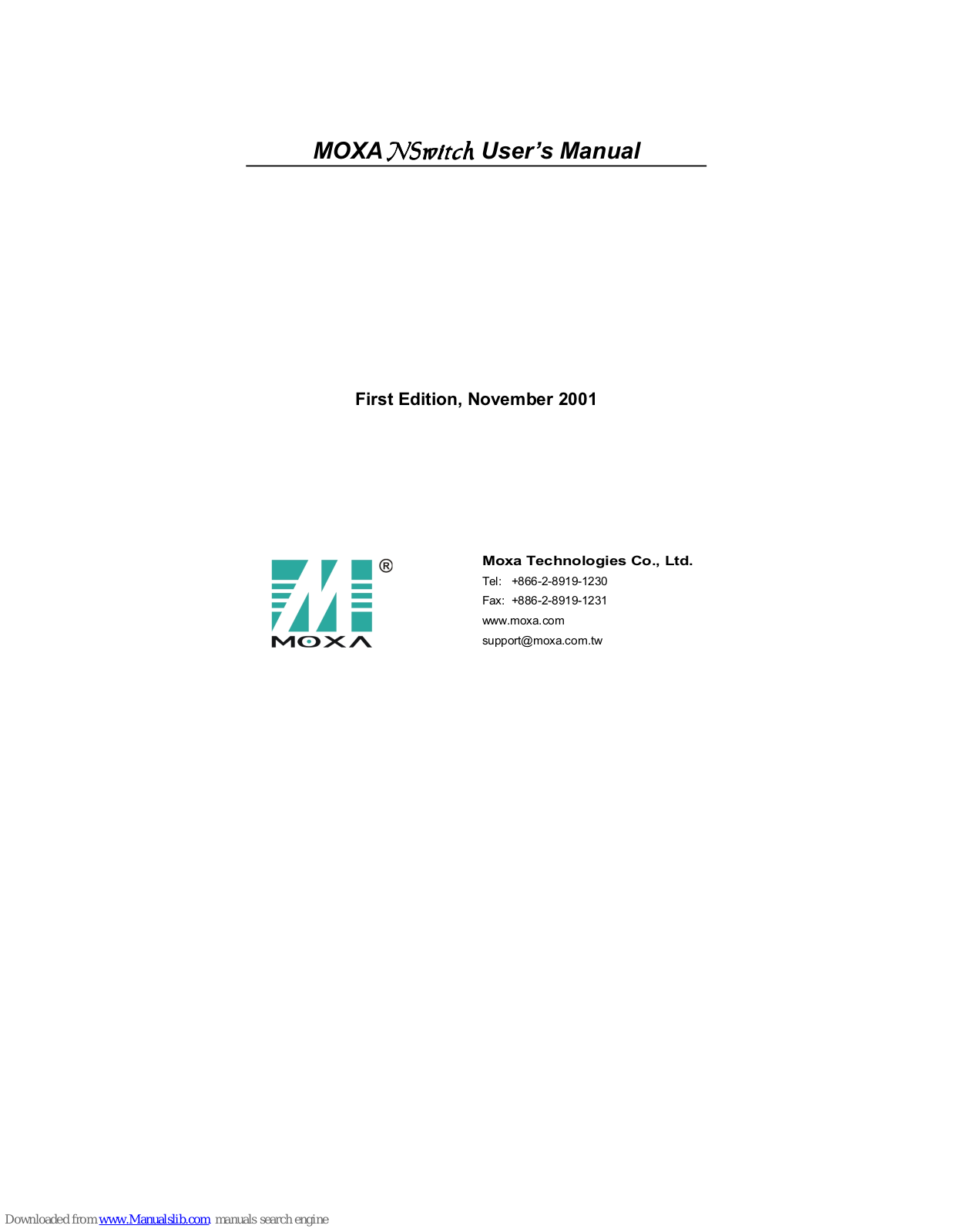 Moxa Technologies NSwitch User Manual