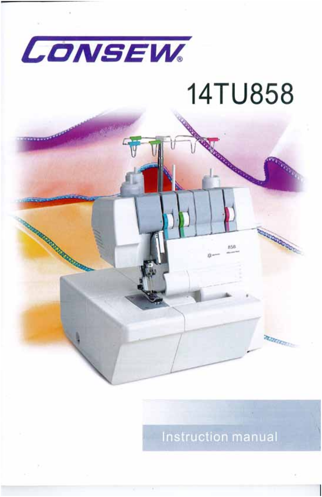 CONSEW 14TU858 Instruction Manual