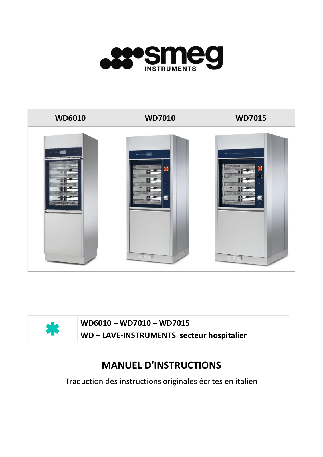 Smeg WD6010TM User manual