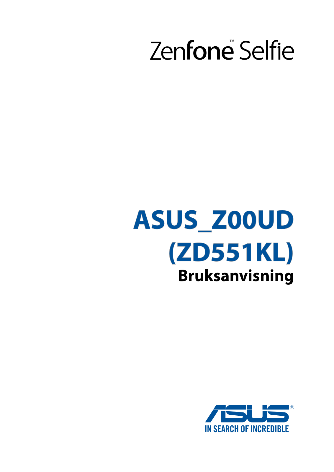 Asus ZD551KL E-Manual