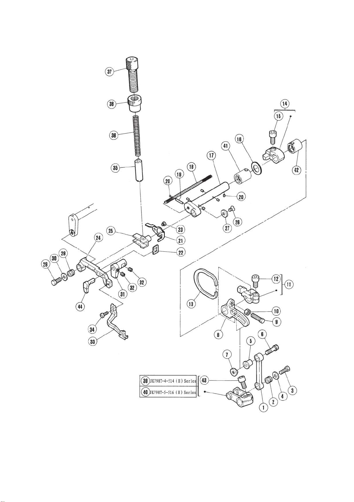 tll1tJ:
li!
ntl
PmJll1tfA
X 12
.
5
~i!:
Descript ion
S
ili
cone Oil Reservoir 1 1 1
Cover
F
elt
=~
three--thread four-thread five-thread
1 1 1
1 1 0
(Number)
1!!1~
li~
Fel t 0 0 1
Thread
Th
Screw
Cover
Oil
read
Felt
Guid
e l l 0
Guide
0 0 l
1 1 1
1 1 1
0 0 1
Pin 0 0 1
S
ilicone Oil Reservoir
Cover
Screw
O
il
Wick
Tube
Cl
amp
Need
le Thread Lubr
icator
Screw
Pl
ug
Oil Fe
l t
Pin
Need
le Thread
Lubr
icat
Screw
Pl
ug
Sil
icone Oil Reservoir
Silicone Oil Reservoir
or
1 1 1
1 1 1
1 1 1
1 1 1
1 1 1
2 2 2
1 1 0
2 2 0
1 1 0
1
1
1
1
0 0 1
0 0 2
0 0 1
1
1
0 0
0
0
0
l
![