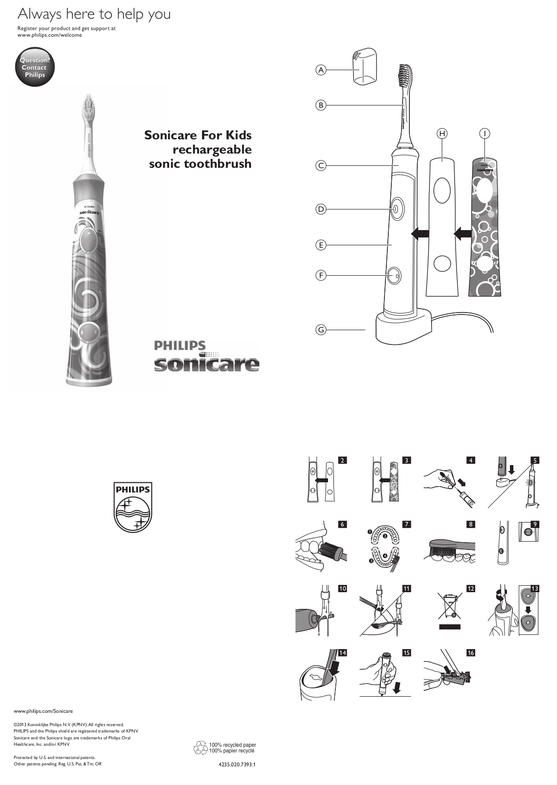 Philips Sonicare For Kids User Guide