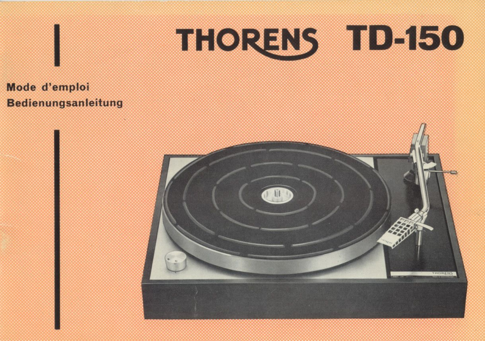 Thorens TD-150-Mk-I Owners Manual