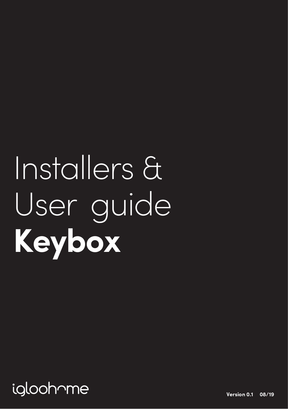 Igloohome IGK3 User Manual