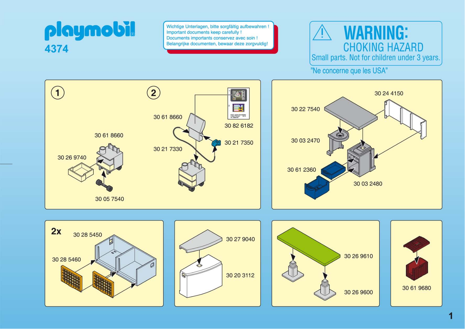 Playmobil 4374 Instructions