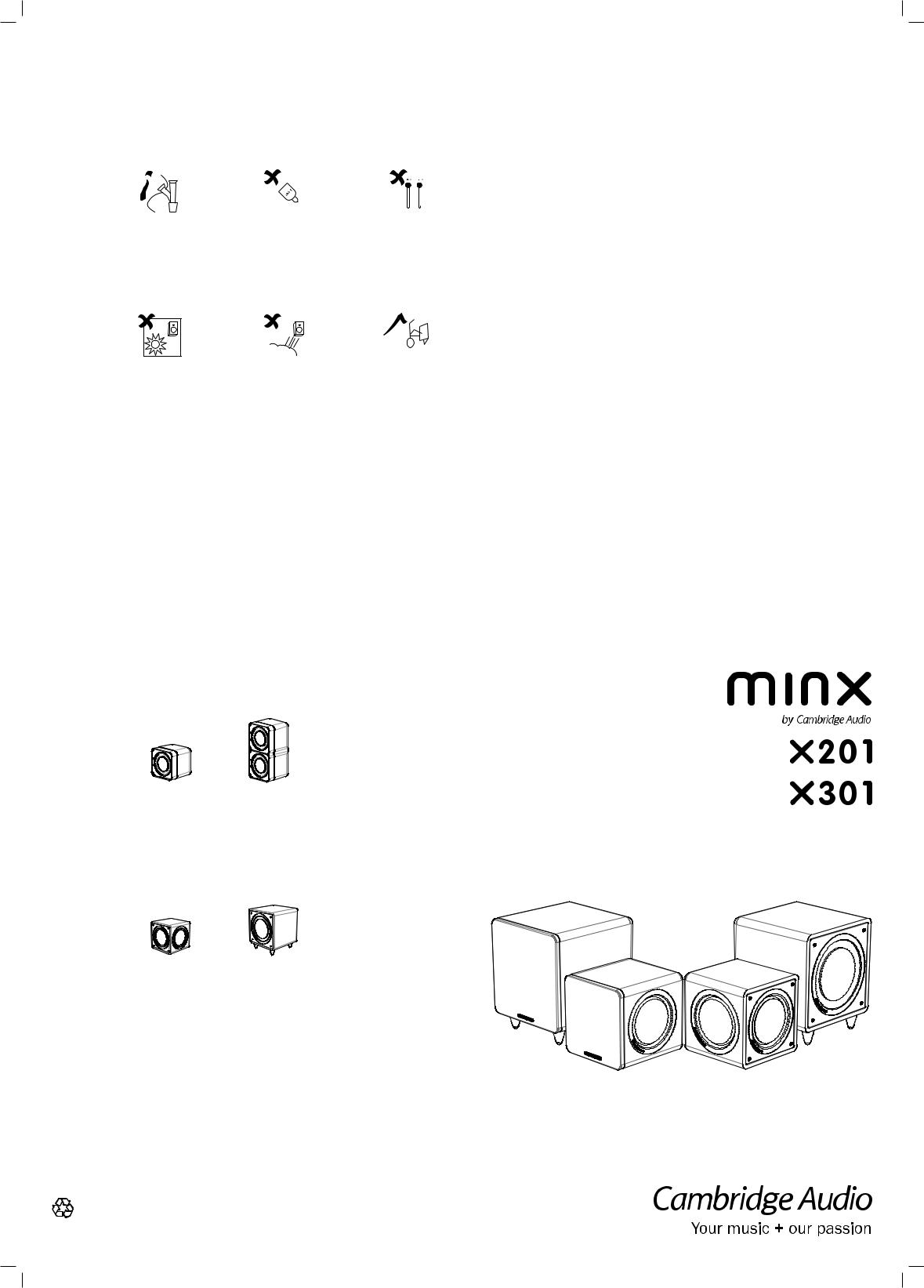 Cambridge audio Minx X201, Minx X301 User Manual
