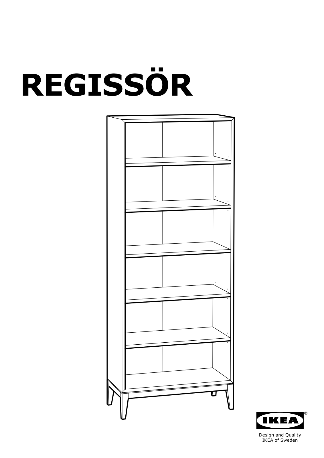 IKEA REGISSOR User Manual