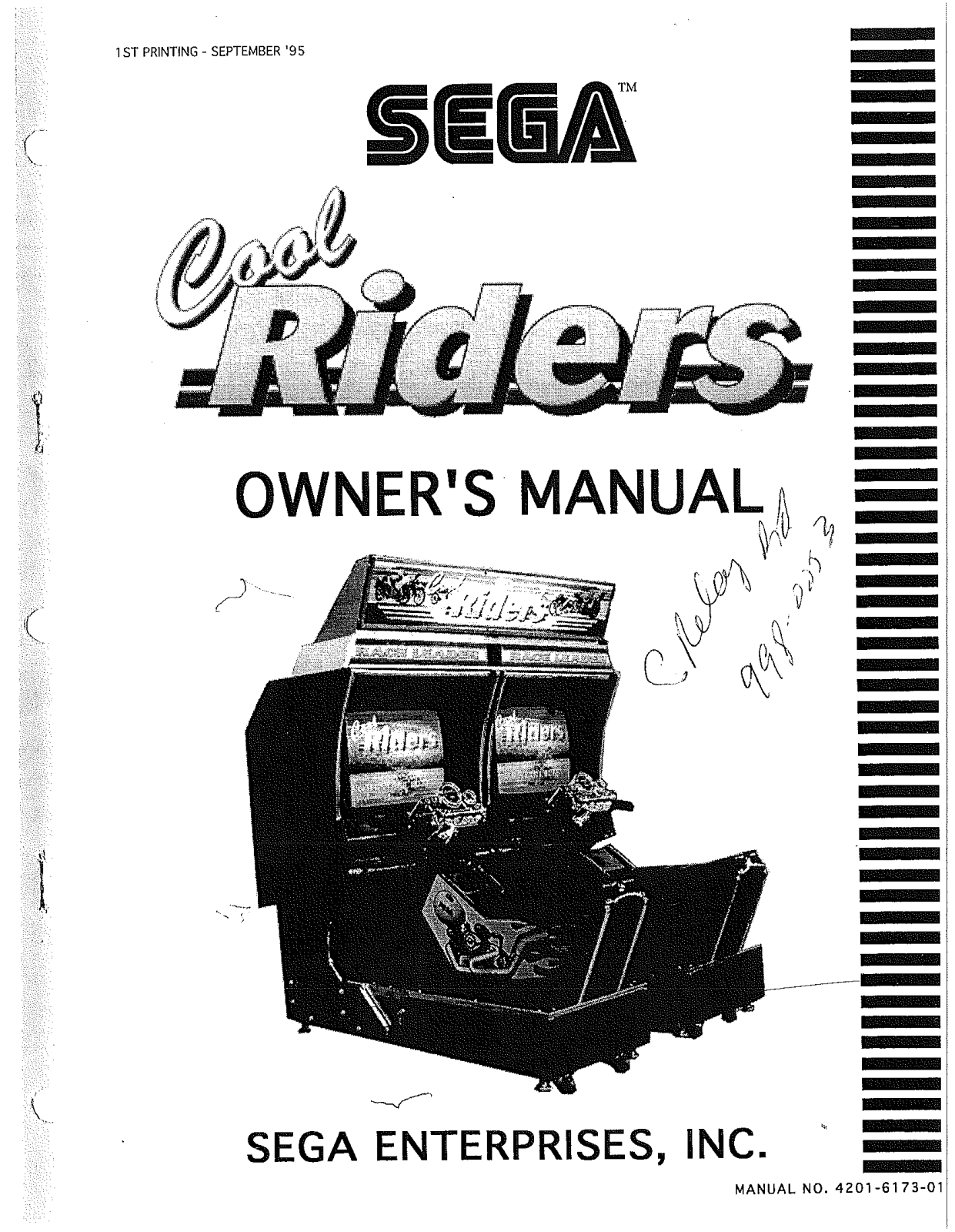 Sega COOL RIDERS User Manual