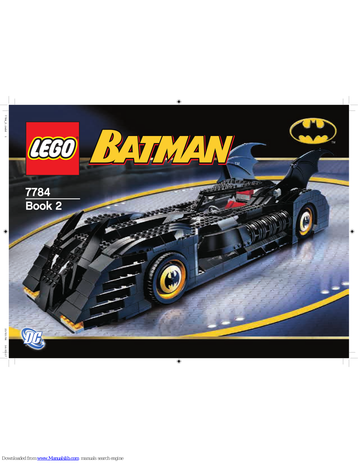 LEGO 7784 BATMAN Assembly Manual