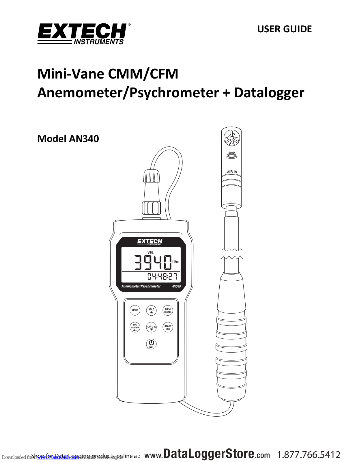 Extech Instruments AN340 User Manual