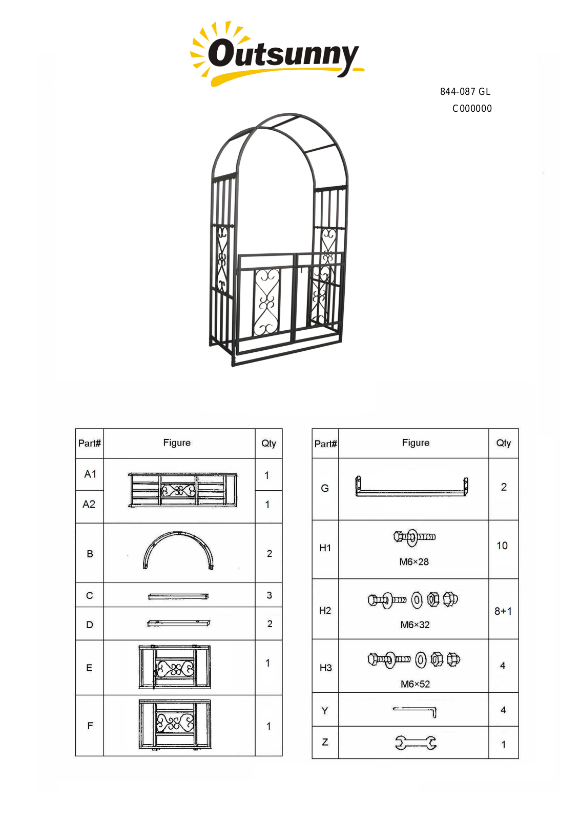 HomCom HMCO1591 Installation & Assembly - ManualMachine.com