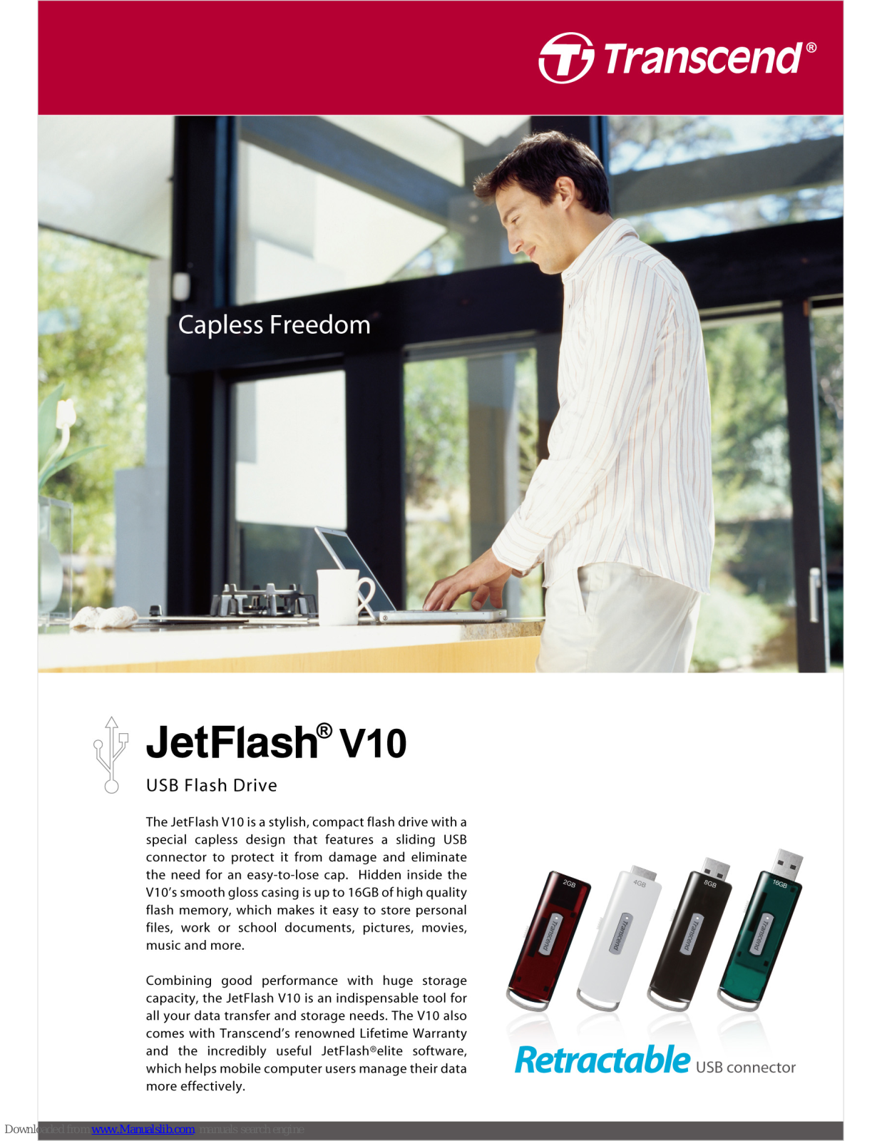 Transcend JetFlash 101, JetFlash V10 Brochure