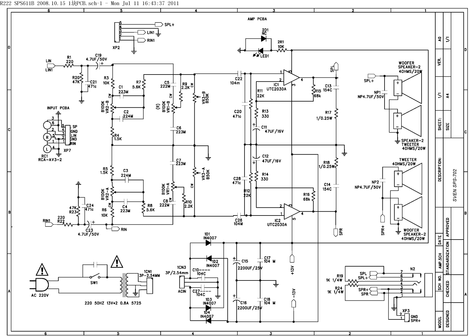 Sven SPS-702 Schematic