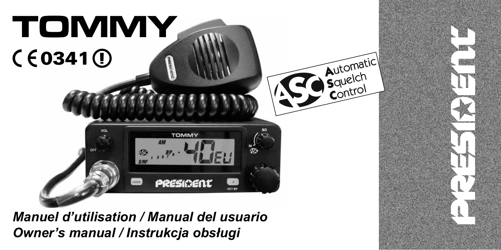 President TOMMY ASC User Manual