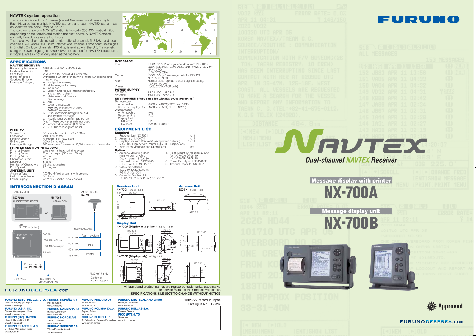 Furuno NX700, NX700P Brochure