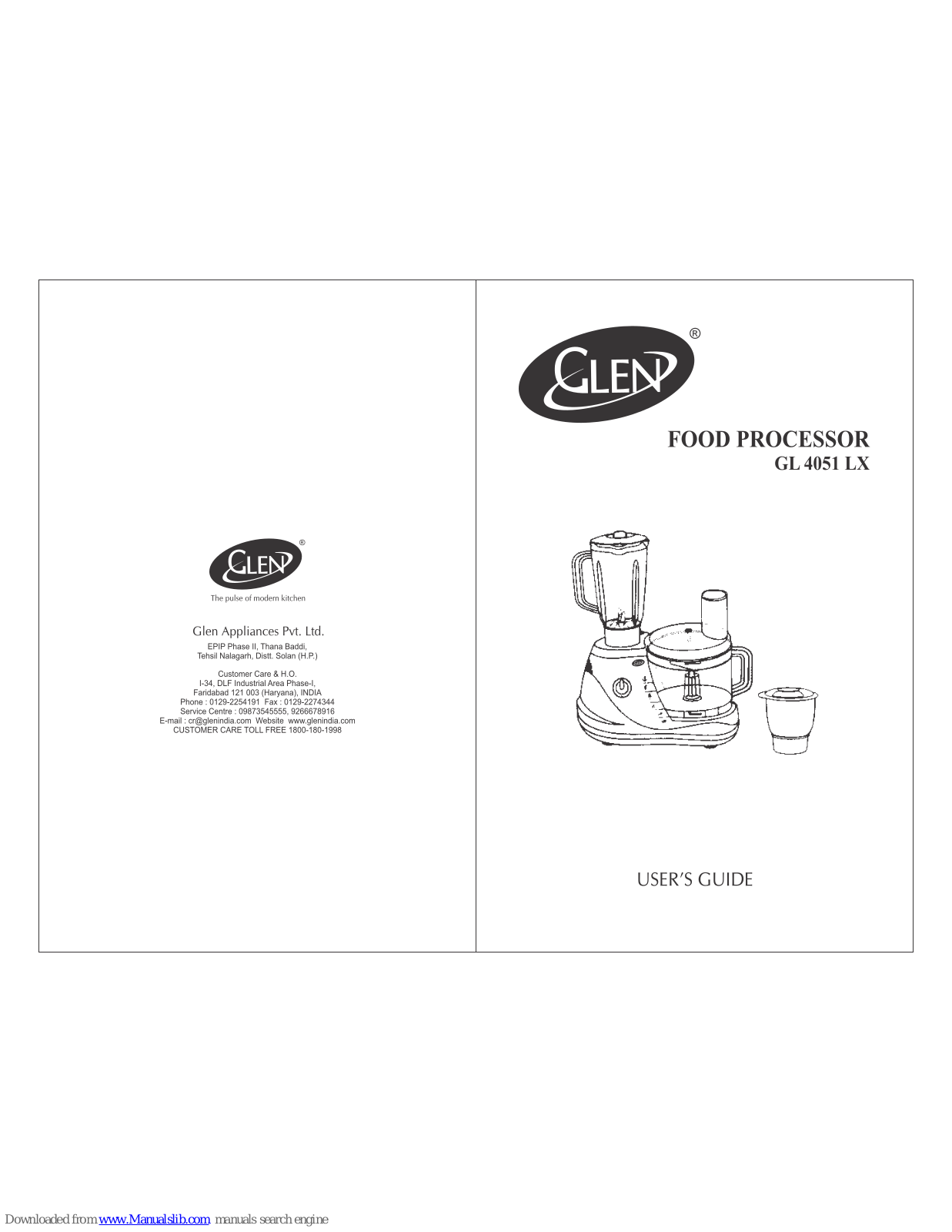 Glen GL 4051 LX User Manual