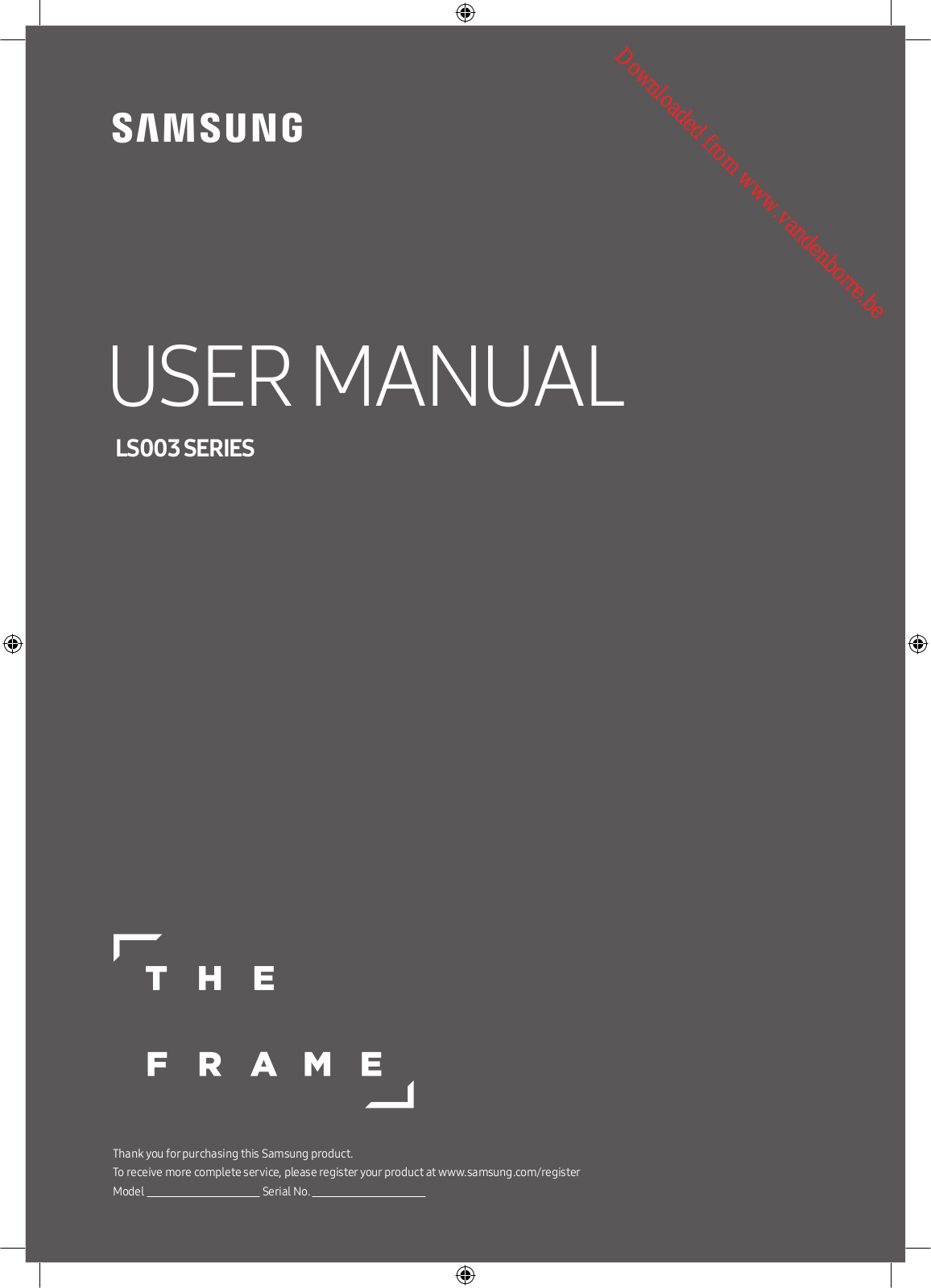 SAMSUNG UE43LS003A User Manual