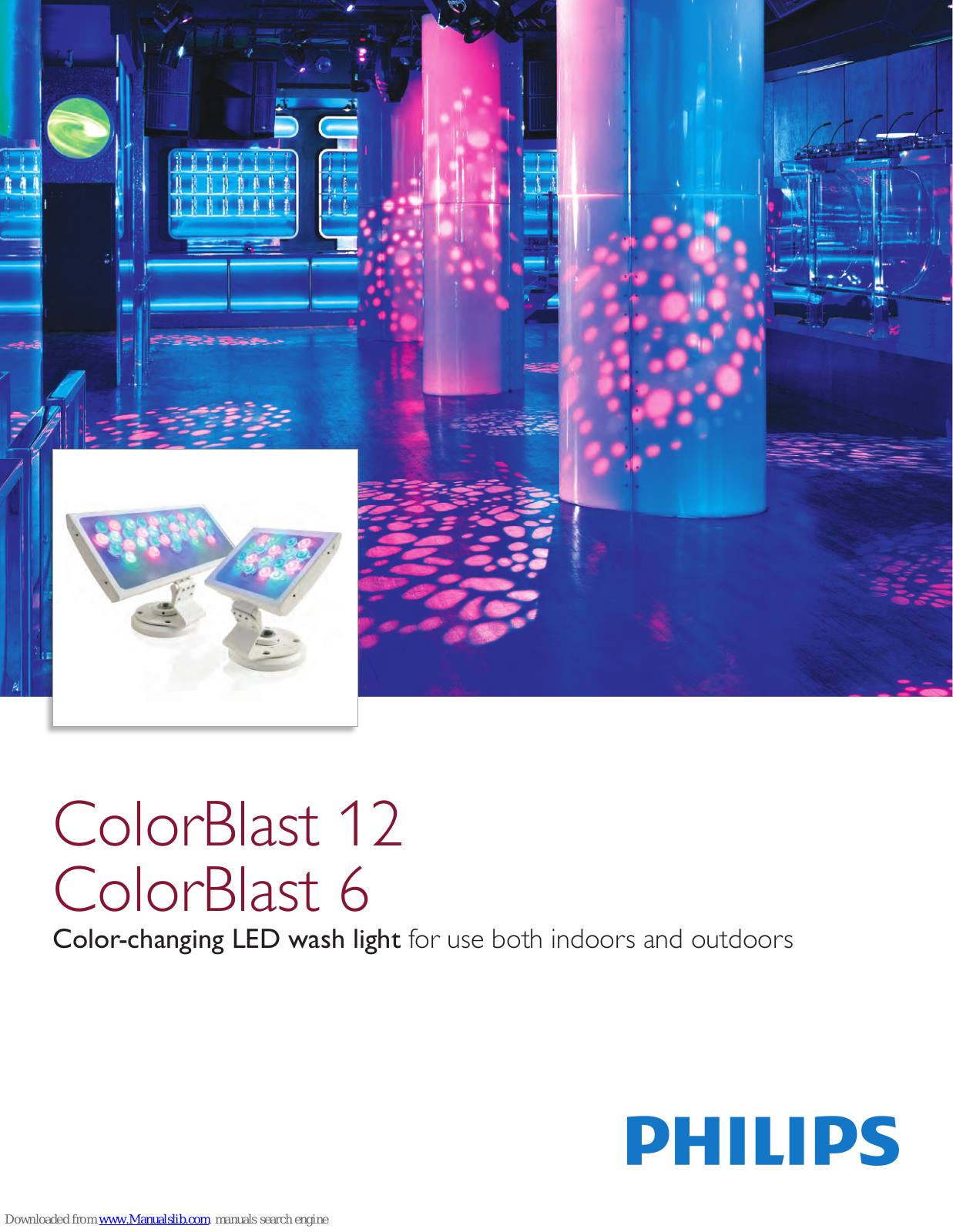 Philips ColorBlast 12, ColorBlast 6 Quick Manual