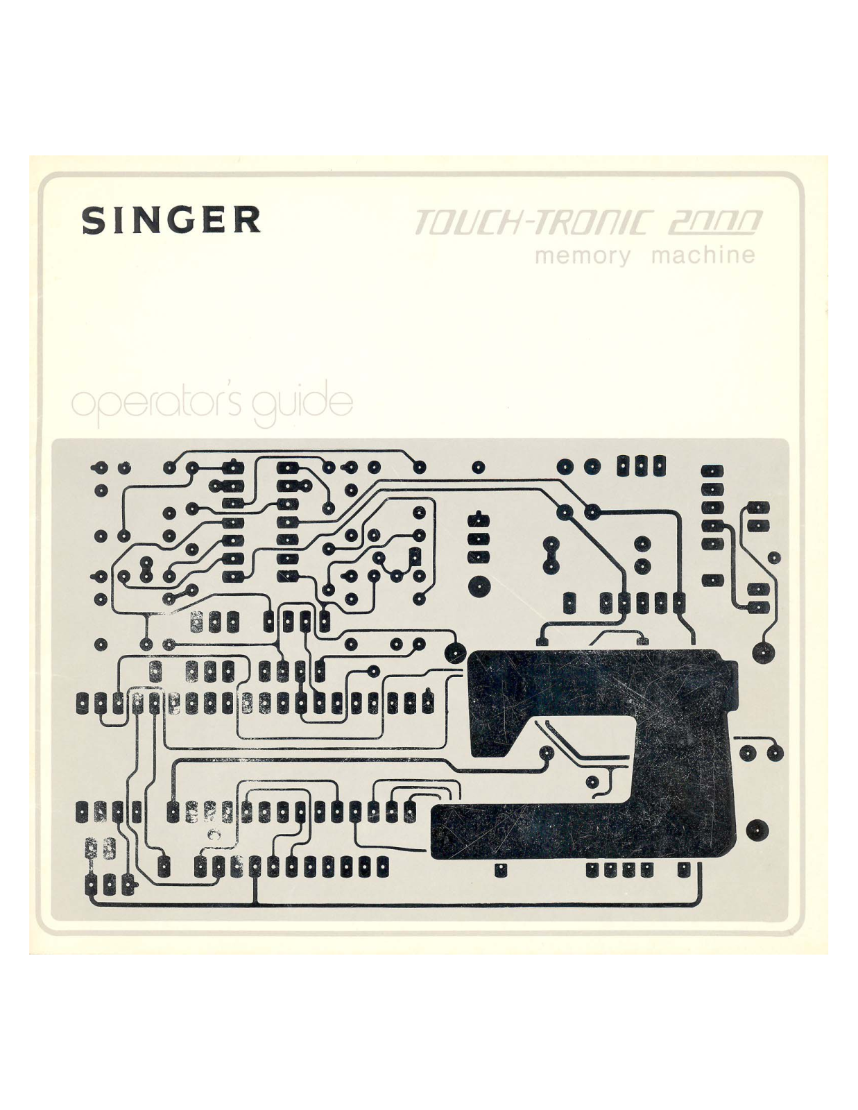 SINGER FUTURA 2001 User Manual