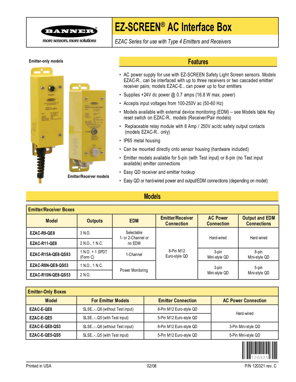 Banner EZ-SCREEN User Manual