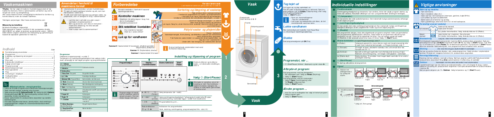 Siemens WS12X462BY User Manual