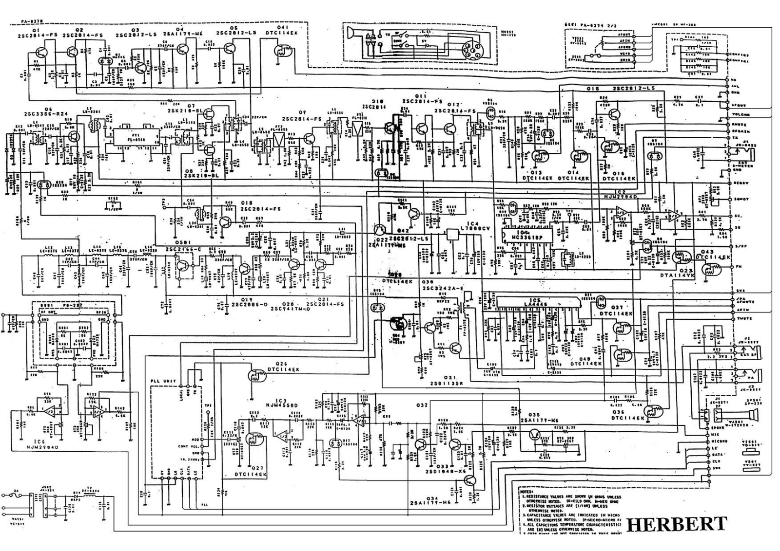 President Herbert Schematic