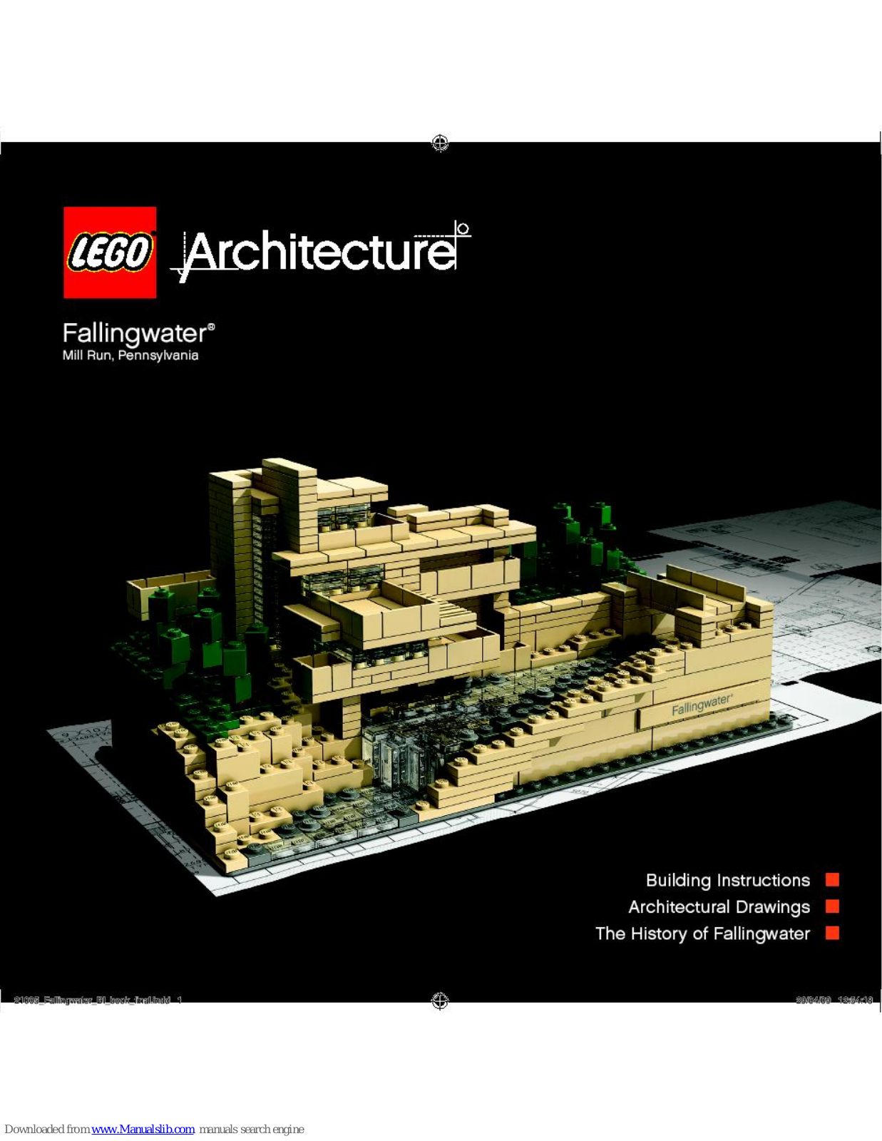 LEGO Architecture Fallingwater Building Instructions