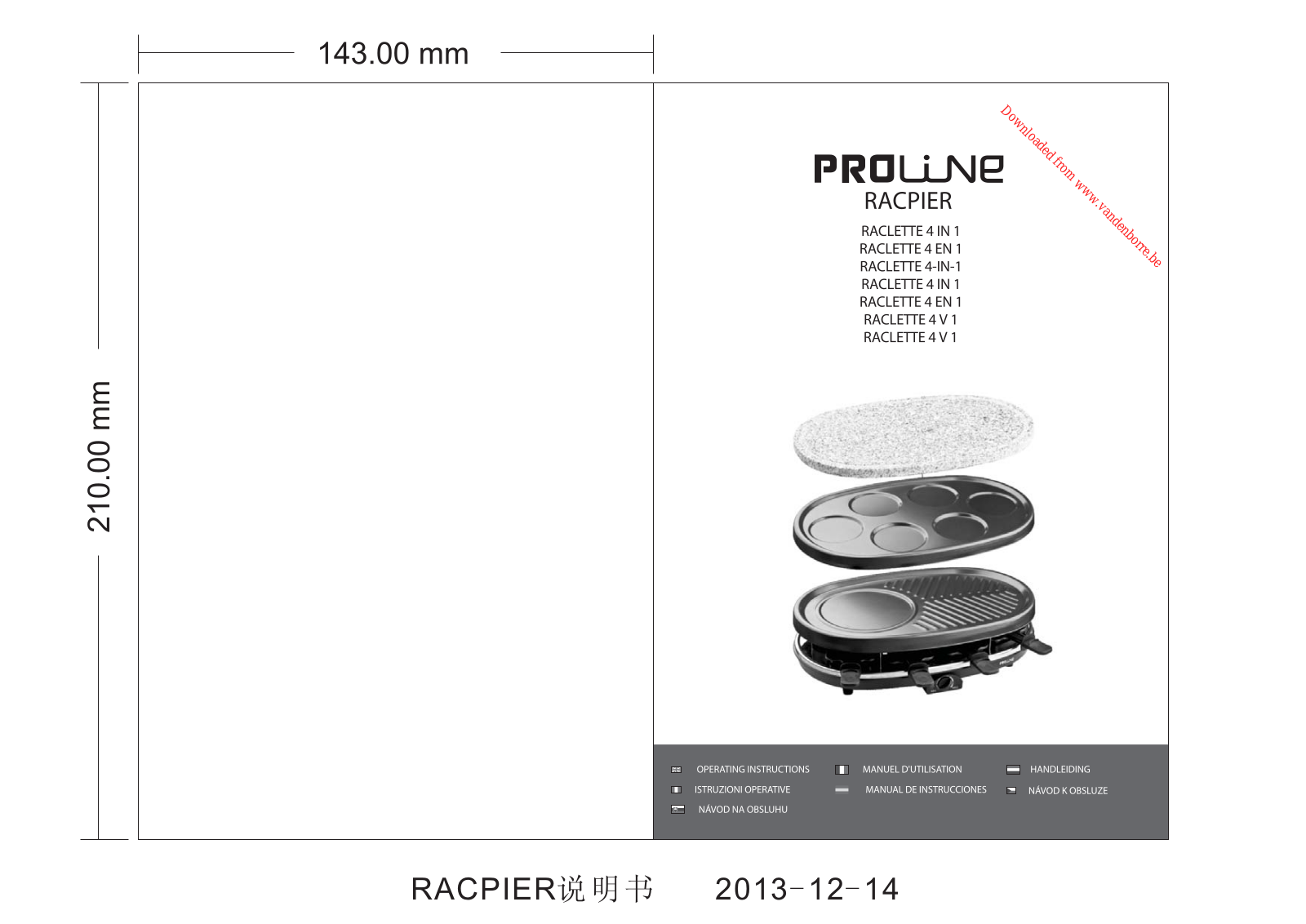 PROLINE RACPIER2 8P User Manual