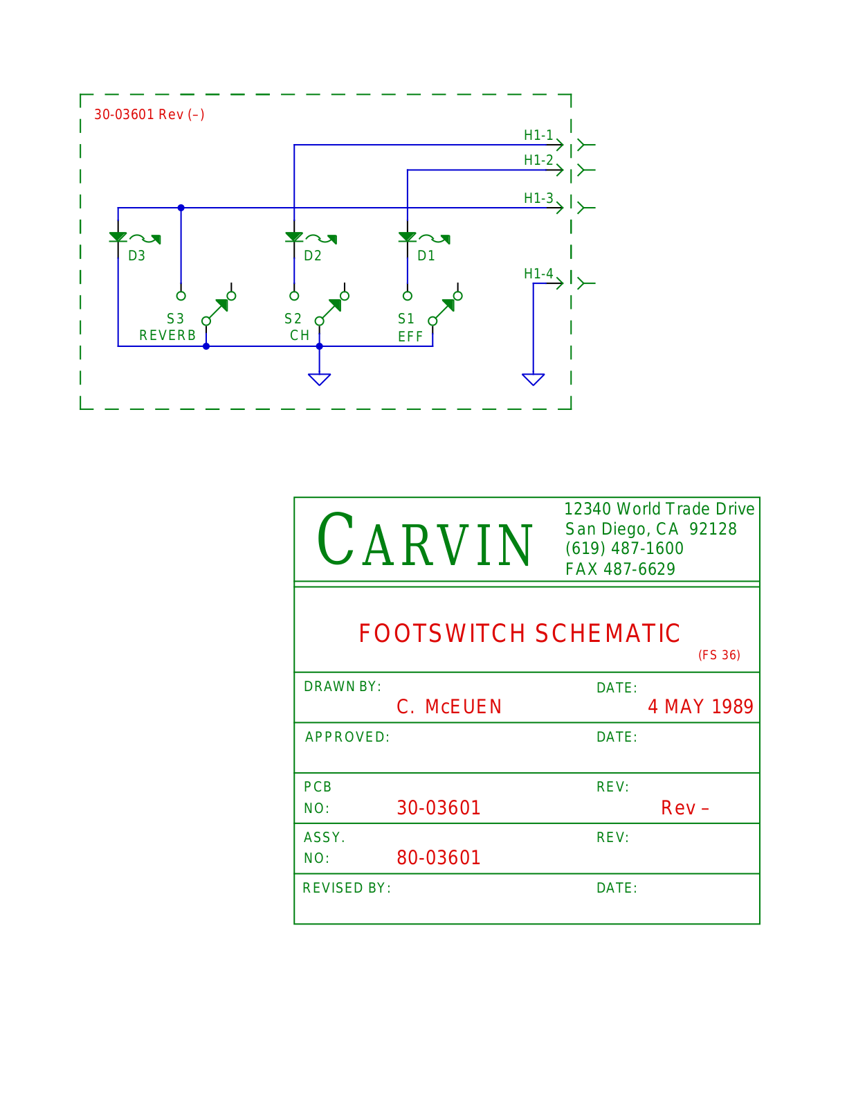 Carvin FS36 User Manual