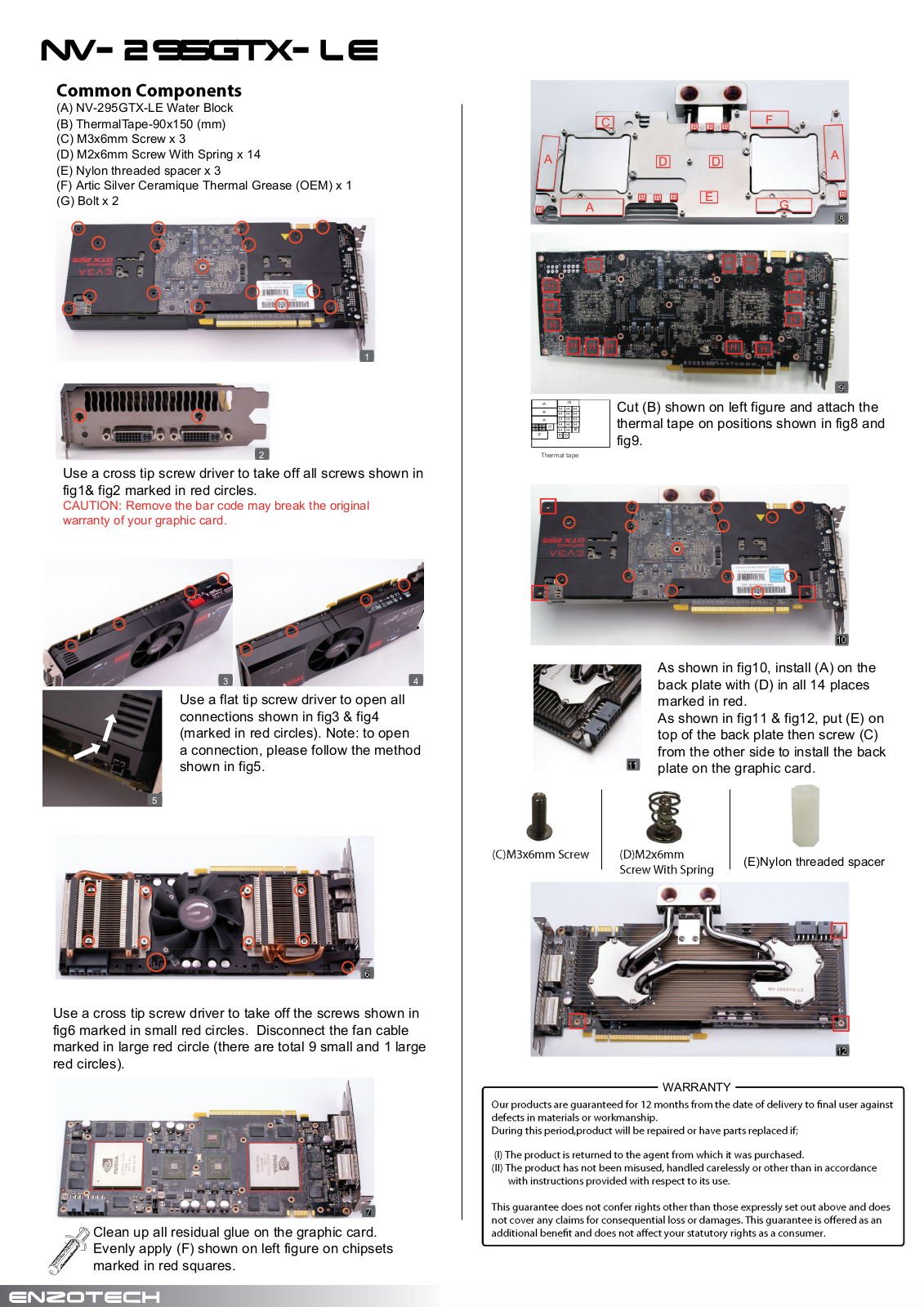 EnzoTech NV-295GTX-LE User Manual