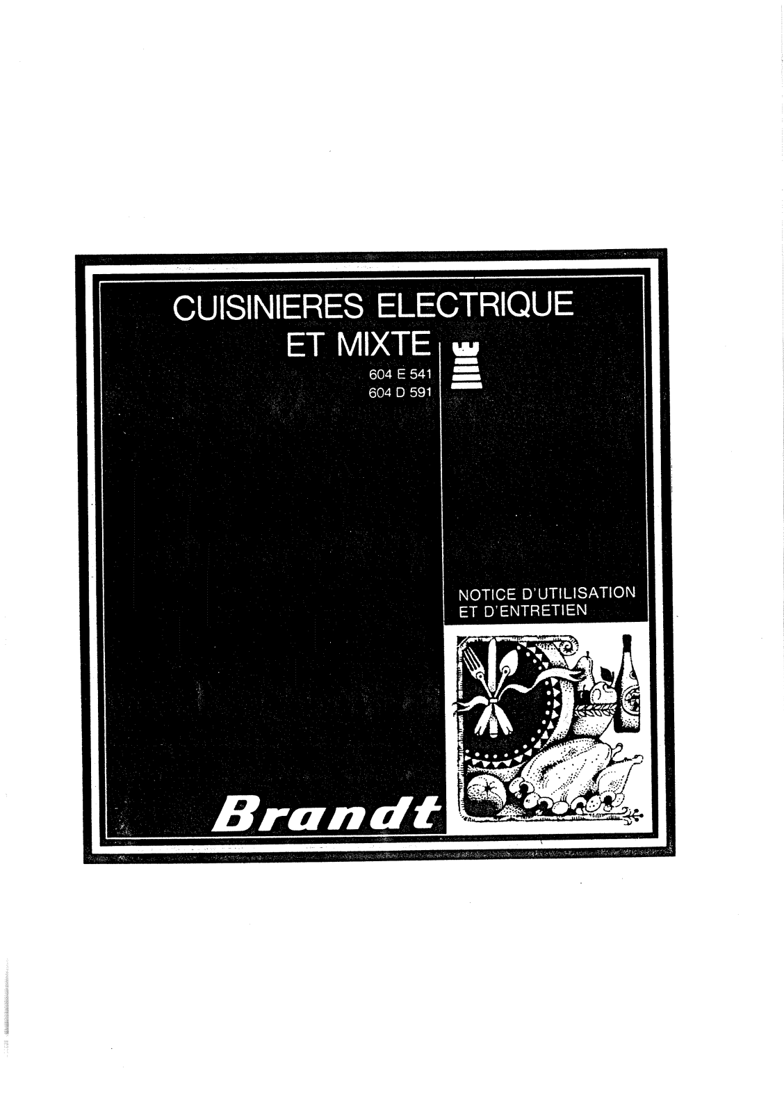 BRANDT 604D59C, 604D59H User Manual