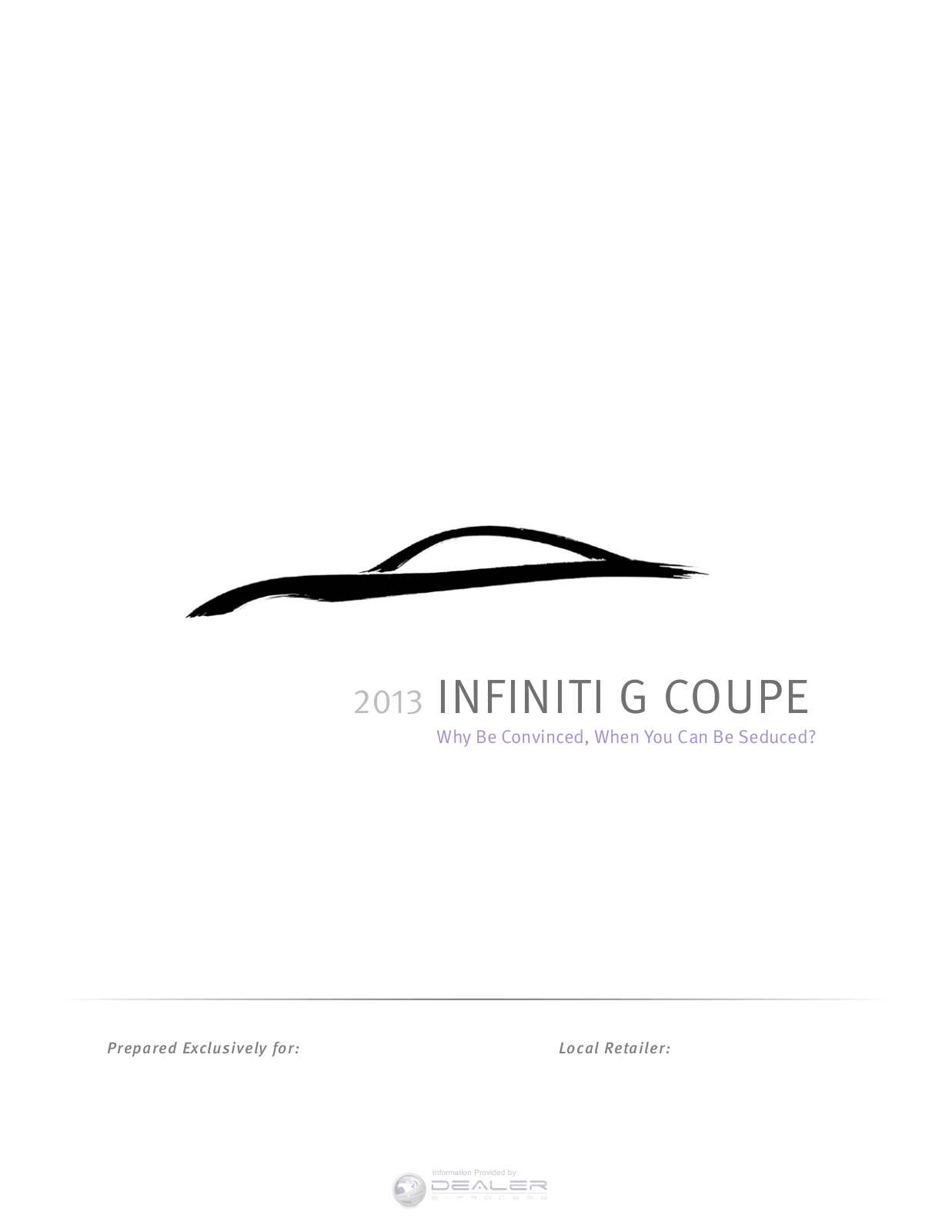 Infiniti Iplgcoupe 2013 Owner's Manual