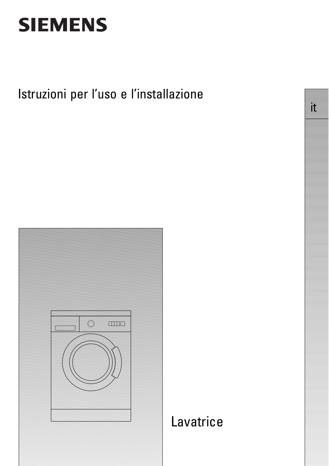 Siemens WXSP1060IT, WXSP860IT User Manual