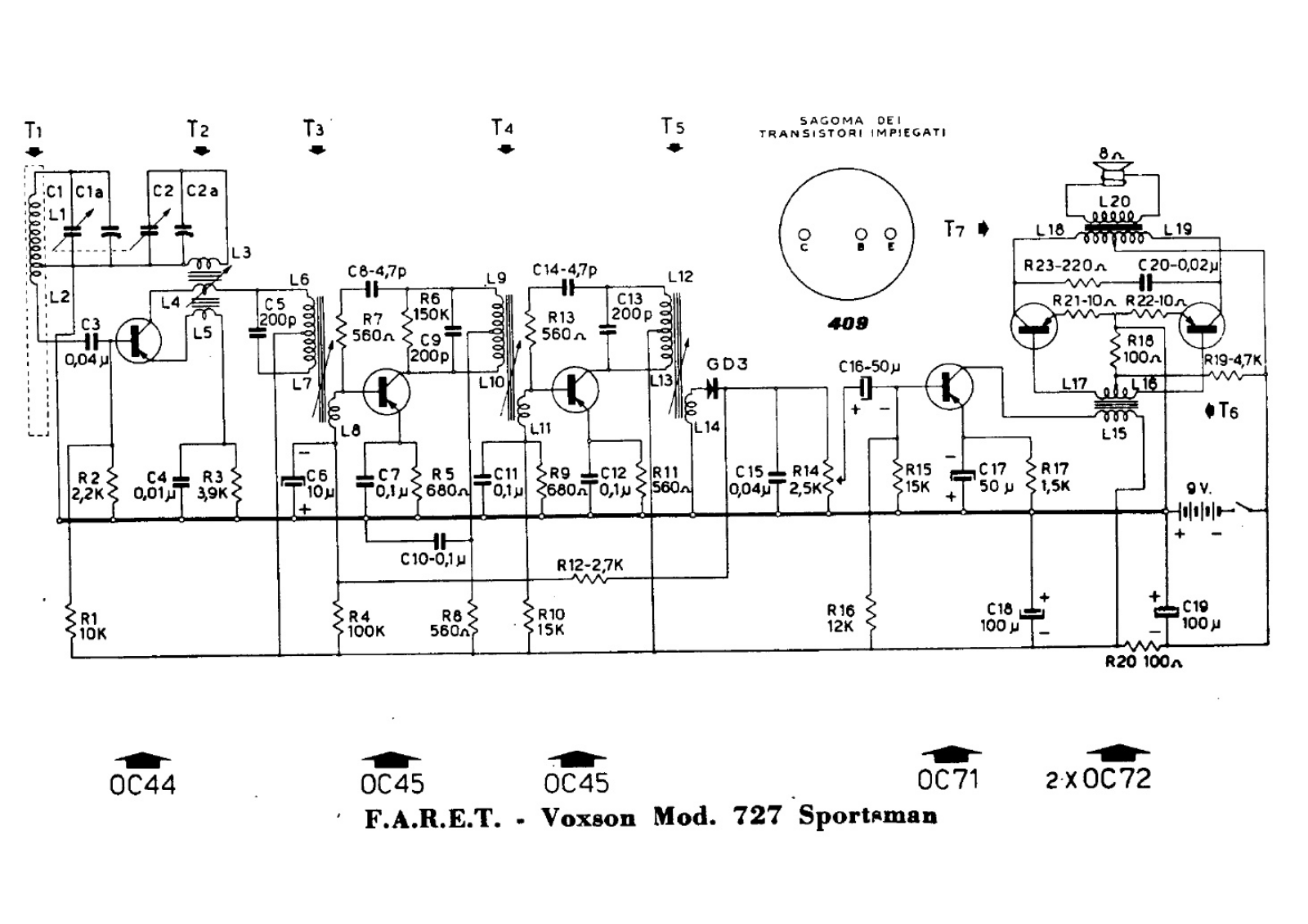 Voxson 727 schematic