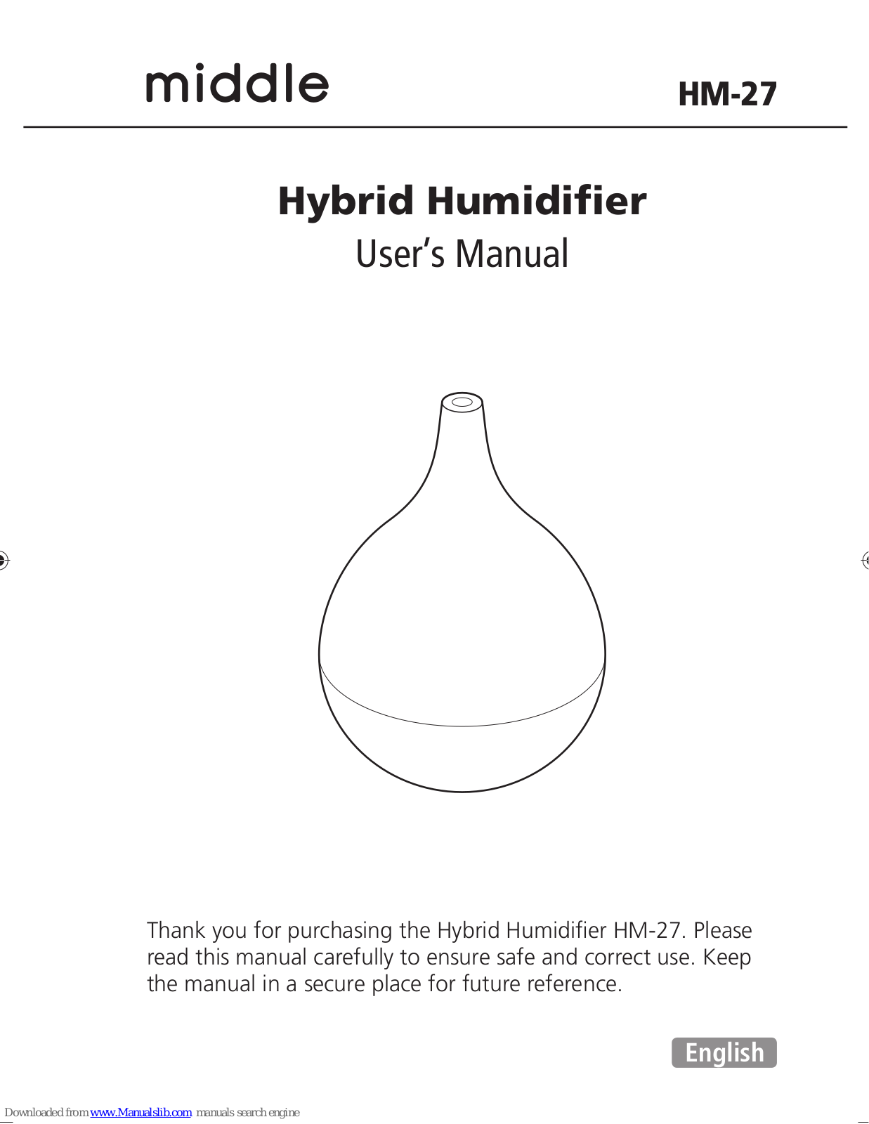 Middle HM-27 User Manual - ManualMachine.com