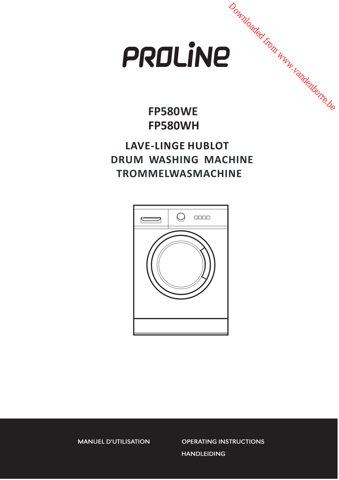 PROLINE FP 580 WE User Manual