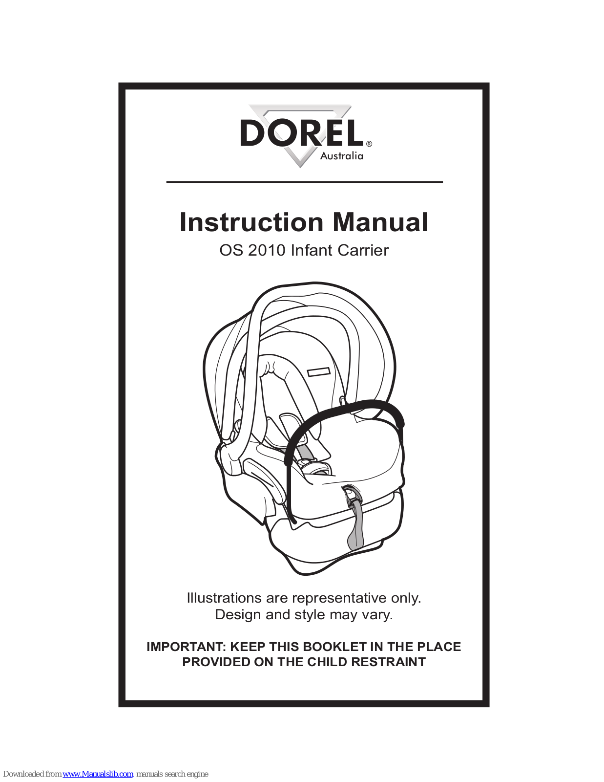 Dorel OS 2010 Instruction Manual