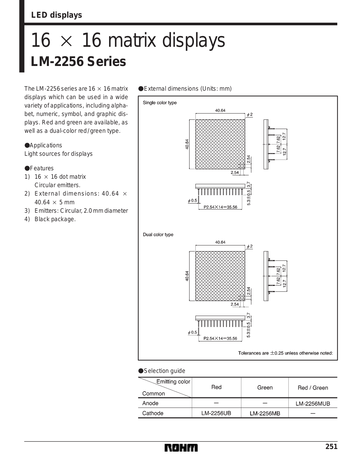 Rainbow Electronics LM-2256 User Manual